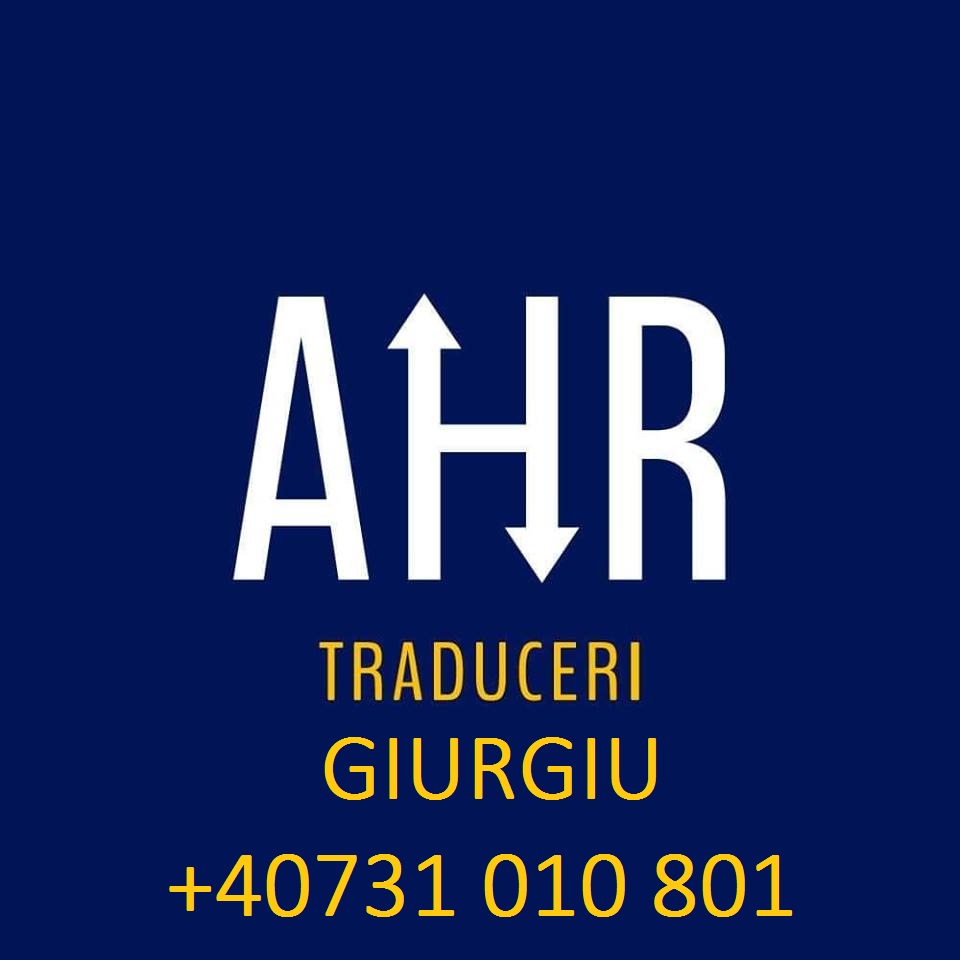 AHR Traduceri Giurgiu 0731010801 - Pret | Preturi AHR Traduceri Giurgiu 0731010801