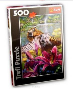 Puzzle Trefl 500 Tigri - Pret | Preturi Puzzle Trefl 500 Tigri