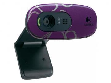 Camera web Logitech C270 purpuriu, 1.3MB, Video: 1280 x 720 pixels, microfon, USB2.0 (960-000807) - Pret | Preturi Camera web Logitech C270 purpuriu, 1.3MB, Video: 1280 x 720 pixels, microfon, USB2.0 (960-000807)
