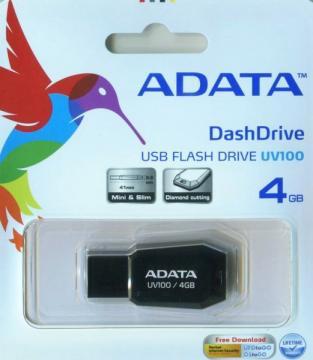 Memorie stick A-Data UV100 4GB MyFlash Black, AUV100-4G-RBK - Pret | Preturi Memorie stick A-Data UV100 4GB MyFlash Black, AUV100-4G-RBK