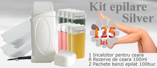 kit 2 epilare silver - Pret | Preturi kit 2 epilare silver