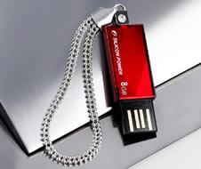 Silicon Power USB flash drive Touch 810 red 8GB - Pret | Preturi Silicon Power USB flash drive Touch 810 red 8GB