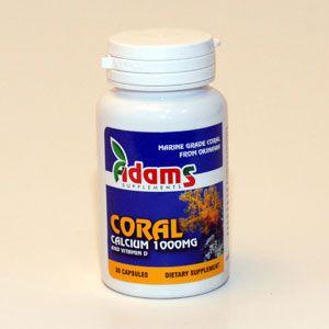 Calciu Coral de Okinawa 1000mg *30cps - Pret | Preturi Calciu Coral de Okinawa 1000mg *30cps