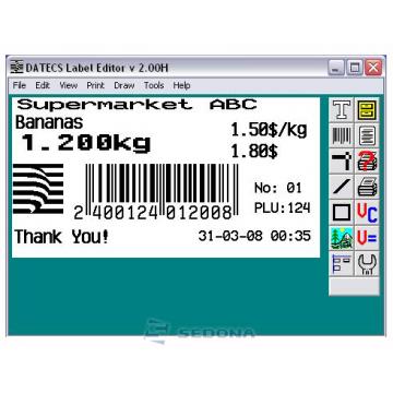 Software Driver pentru imprimanta Datecs Datecs Label Editor - Pret | Preturi Software Driver pentru imprimanta Datecs Datecs Label Editor