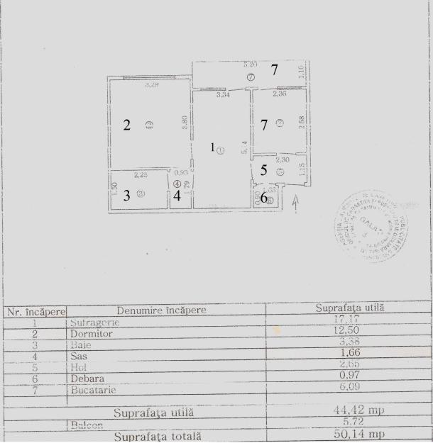 Vand Apartament 2 Camere, Galati - Pret | Preturi Vand Apartament 2 Camere, Galati