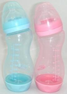 Biberon Primii Pasi cu gat larg, 250 ml, fara BPA - Pret | Preturi Biberon Primii Pasi cu gat larg, 250 ml, fara BPA
