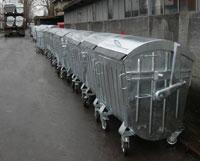 Containere metalice zincate la cald 1100 L - Pret | Preturi Containere metalice zincate la cald 1100 L