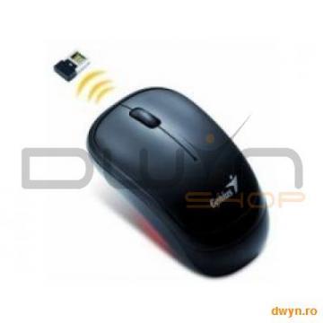 Mouse Genius Traveler 6000 Wireless 2.4GHz, Black, 1200dpi, 3 butoane, Pico receiver USB - Pret | Preturi Mouse Genius Traveler 6000 Wireless 2.4GHz, Black, 1200dpi, 3 butoane, Pico receiver USB