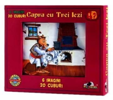 Puzzle 3D Capra cu 3 iezi - Pret | Preturi Puzzle 3D Capra cu 3 iezi