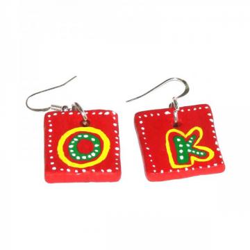 Cercei Handmade - Bibi OK - Pret | Preturi Cercei Handmade - Bibi OK