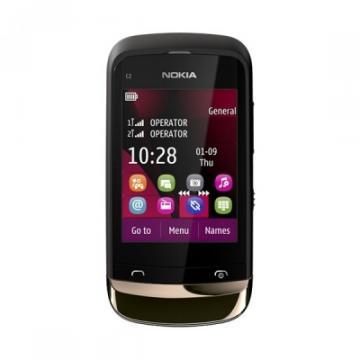 Telefon mobil Nokia C2-03, Golden Black - Pret | Preturi Telefon mobil Nokia C2-03, Golden Black