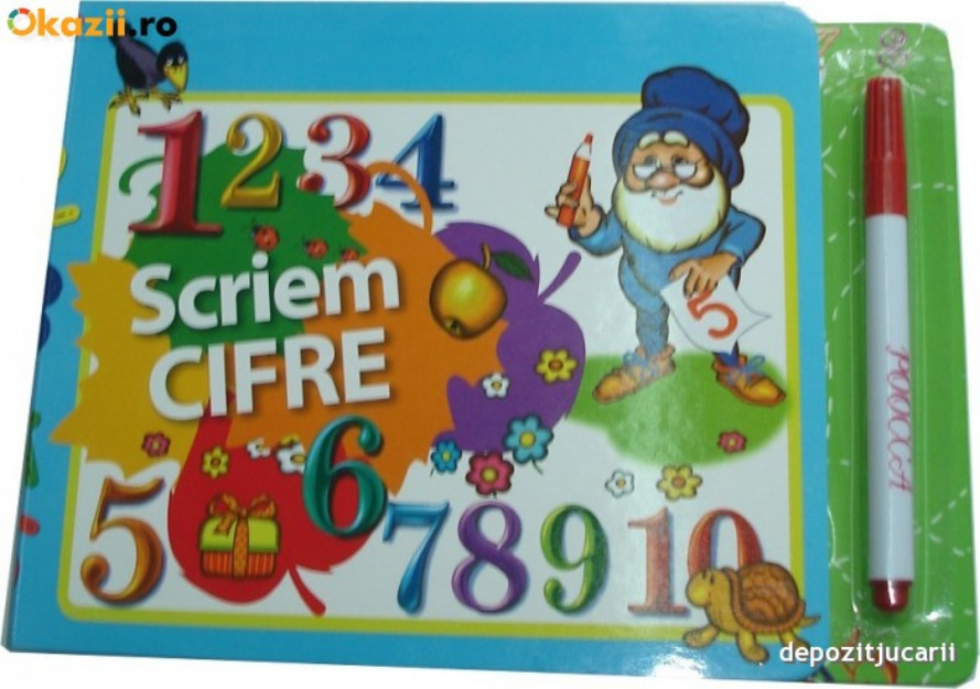 Carte sa invatam cifrele si literele - baieti/fete cod 239 depozit jucarii - Pret | Preturi Carte sa invatam cifrele si literele - baieti/fete cod 239 depozit jucarii