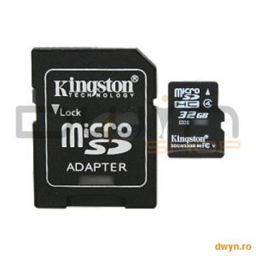 32GB microSDHC Class 4 Flash Card - Pret | Preturi 32GB microSDHC Class 4 Flash Card