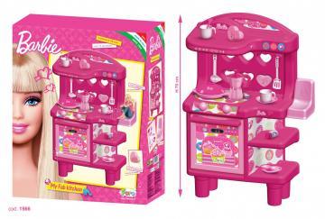 Jucarii Bucatarie Barbie My Fab Kitchen Faro - Pret | Preturi Jucarii Bucatarie Barbie My Fab Kitchen Faro