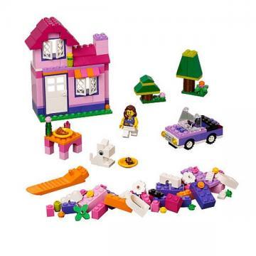 LEGO Bricks More Pink Brick Box - Pret | Preturi LEGO Bricks More Pink Brick Box