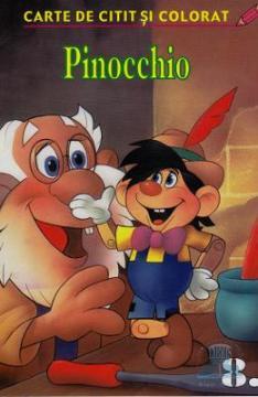 Pinocchio - carte de citit si colorat - Pret | Preturi Pinocchio - carte de citit si colorat