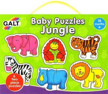 Galt Puzzle pentru bebe Animale din jungla - Pret | Preturi Galt Puzzle pentru bebe Animale din jungla