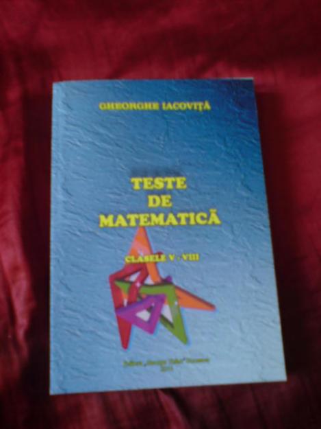 TESTE DE MATEMATICA - Pret | Preturi TESTE DE MATEMATICA