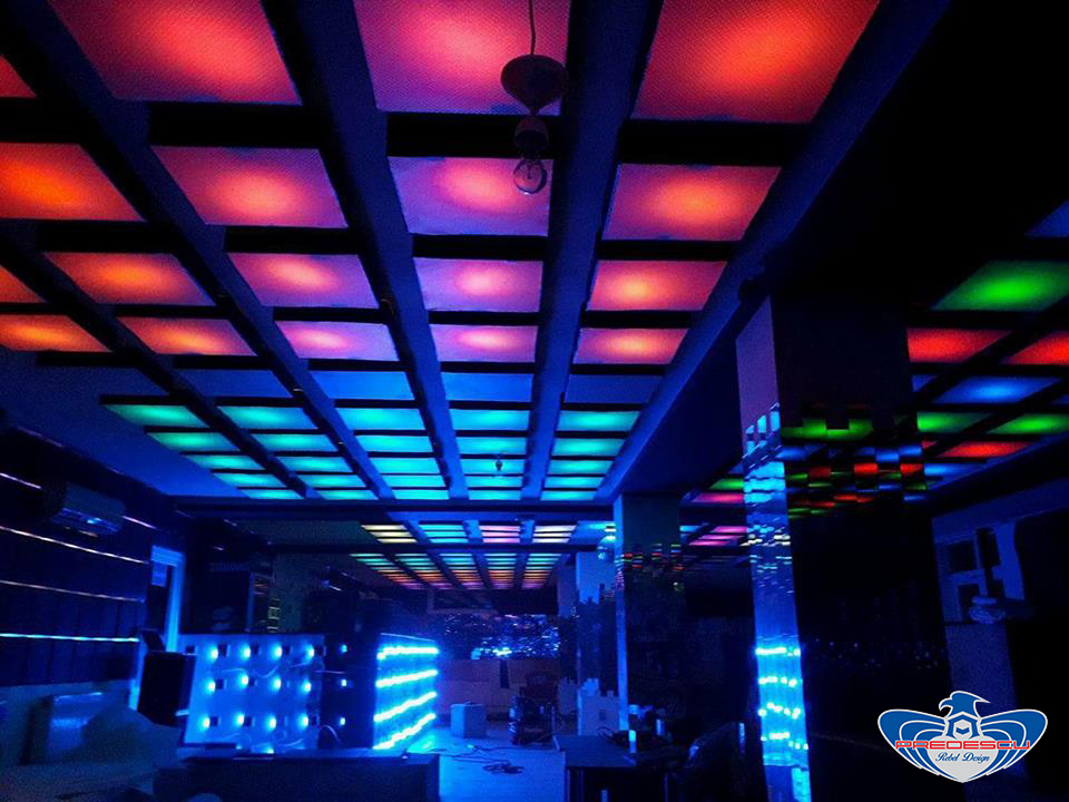Tavan Lumini Club RGB by Predescu Rebel Design - Pret | Preturi Tavan Lumini Club RGB by Predescu Rebel Design