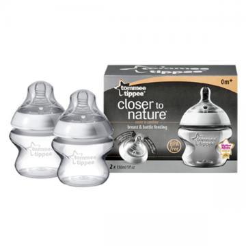 Tommee Tippee - Closer to Nature Biberon 150 ml PP x 2 - Pret | Preturi Tommee Tippee - Closer to Nature Biberon 150 ml PP x 2