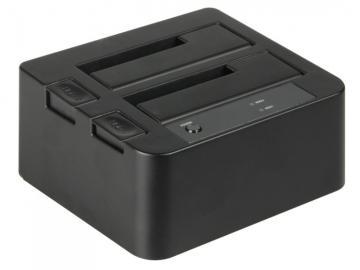 Dock station pentru HDD Quickport Duo, USB 3.0/e-SATA, 2 x HDD-uri SATA 2.5" sau 3.5", Sharkoon (4044951010066) - Pret | Preturi Dock station pentru HDD Quickport Duo, USB 3.0/e-SATA, 2 x HDD-uri SATA 2.5" sau 3.5", Sharkoon (4044951010066)