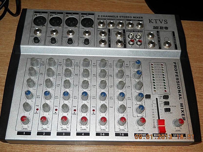 Mixer audio 8 canale (mikme8) - Pret | Preturi Mixer audio 8 canale (mikme8)
