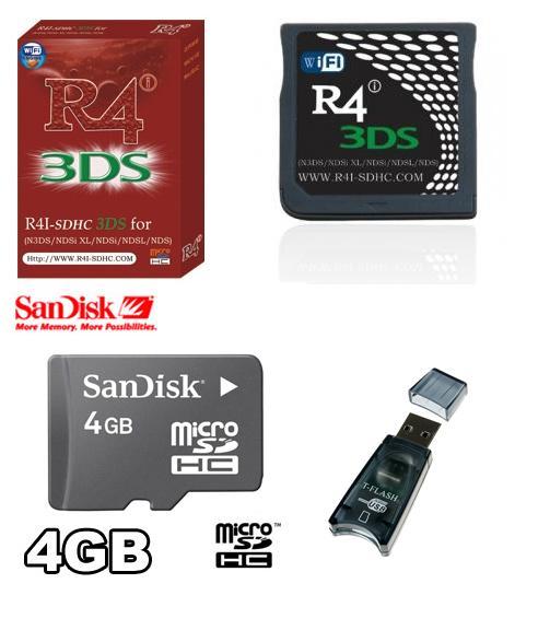 R4i SDHC 3DS + Sandisk 4gb - Modare Nintendo DS/DS Lite/DSi/DSi XL si Nintendo 3DS - Pret | Preturi R4i SDHC 3DS + Sandisk 4gb - Modare Nintendo DS/DS Lite/DSi/DSi XL si Nintendo 3DS