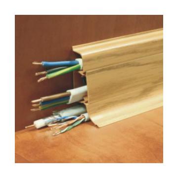 Plinta cu canal cablu din PVC - Pret | Preturi Plinta cu canal cablu din PVC