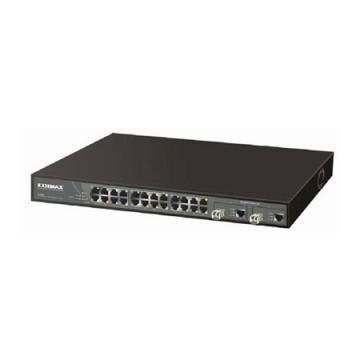 Switch Edimax 24 Port 10/100 RJ-45 2SFP GigaBit L2 Web Smart - Pret | Preturi Switch Edimax 24 Port 10/100 RJ-45 2SFP GigaBit L2 Web Smart