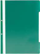 Dosar din plastic cu sina si perforatii, 25 bucati/set, verde - Pret | Preturi Dosar din plastic cu sina si perforatii, 25 bucati/set, verde