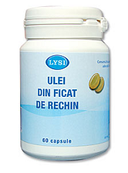 Lysi Ulei Ficat de Rechin *60cps - Pret | Preturi Lysi Ulei Ficat de Rechin *60cps