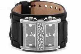 Ceas Guess TRIBAL BLACK 2 TIME WATCH CUFF U15015G1 - Pret | Preturi Ceas Guess TRIBAL BLACK 2 TIME WATCH CUFF U15015G1