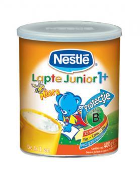 Lapte Junior cu miere 1+ - 400g - Pret | Preturi Lapte Junior cu miere 1+ - 400g