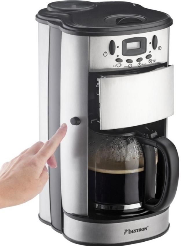 Filtru de cafea cu programabil rasnita BESTRON DCM 688 T - Pret | Preturi Filtru de cafea cu programabil rasnita BESTRON DCM 688 T