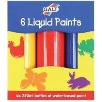 GALT Set 6 acuarele lichide 6 x 250 ml - Pret | Preturi GALT Set 6 acuarele lichide 6 x 250 ml