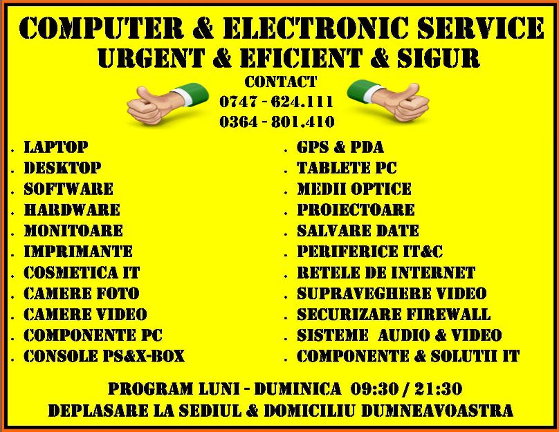 Computer & electronic service cluj - Pret | Preturi Computer & electronic service cluj