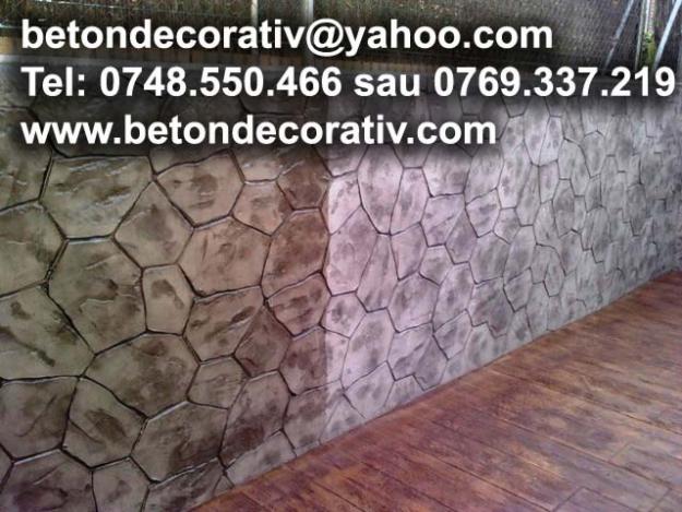 Beton Amprentat Timisoara - Beton ornamental decorativ - Pret | Preturi Beton Amprentat Timisoara - Beton ornamental decorativ