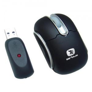 Mouse Serioux DRAGO2 Wireless 1400dpi DRAGO2-BK Negru - Pret | Preturi Mouse Serioux DRAGO2 Wireless 1400dpi DRAGO2-BK Negru