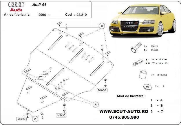 Scut motor Audi A6 - Pret | Preturi Scut motor Audi A6