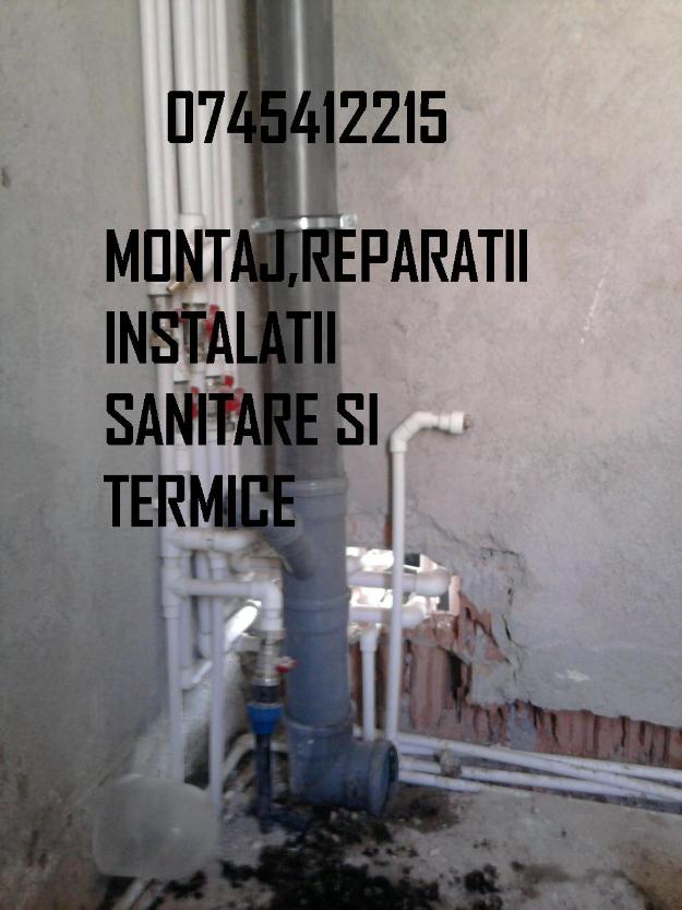 Instalator brasov;instalatii sanitare si termice : 0745412215 - Pret | Preturi Instalator brasov;instalatii sanitare si termice : 0745412215