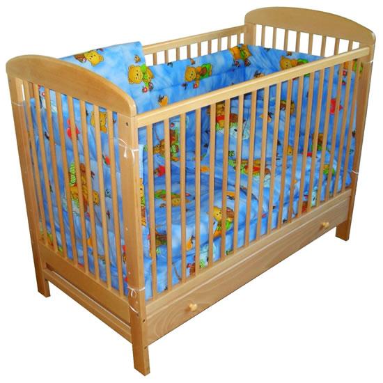 Patuturi din lemn masiv » Patut PEW6 120x60 cm - Pret | Preturi Patuturi din lemn masiv » Patut PEW6 120x60 cm