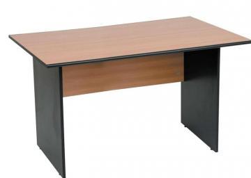 Birou senatorial, 180 x 80 x 75 cm, gri cu negru mat - Pret | Preturi Birou senatorial, 180 x 80 x 75 cm, gri cu negru mat