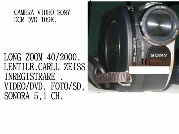 CAMERA VIDEO SONY DCR 109E - Pret | Preturi CAMERA VIDEO SONY DCR 109E