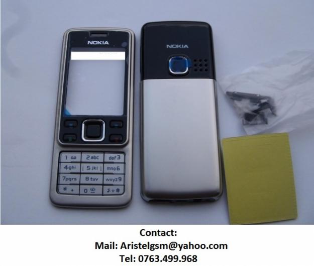 Carcasa Nokia 6300 Silver ( ARGINTIE ) ORIGINALA NOUA - Pret | Preturi Carcasa Nokia 6300 Silver ( ARGINTIE ) ORIGINALA NOUA