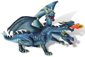 Miniatura Bullyland - Lumea basmelor - Dragon albastru cu 3 capete - Pret | Preturi Miniatura Bullyland - Lumea basmelor - Dragon albastru cu 3 capete