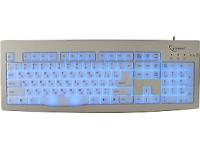 Tastatura Gembird KB-9848LU BackLight Silver USB - Pret | Preturi Tastatura Gembird KB-9848LU BackLight Silver USB