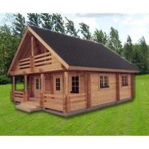 Casa de lemn Marius 10x6m - Pret | Preturi Casa de lemn Marius 10x6m