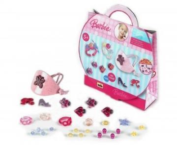 Set creare bijuterii Barbie Klein - elastic de par si inele - Pret | Preturi Set creare bijuterii Barbie Klein - elastic de par si inele