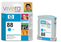 Cartus cerneala HP 88 Large Cyan Ink Cartridge with Vivera Ink - C9391AE - Pret | Preturi Cartus cerneala HP 88 Large Cyan Ink Cartridge with Vivera Ink - C9391AE