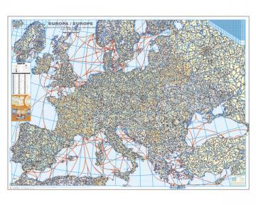 Europa - Harta Politica si rutiera 140x100 [HP18L] - Pret | Preturi Europa - Harta Politica si rutiera 140x100 [HP18L]